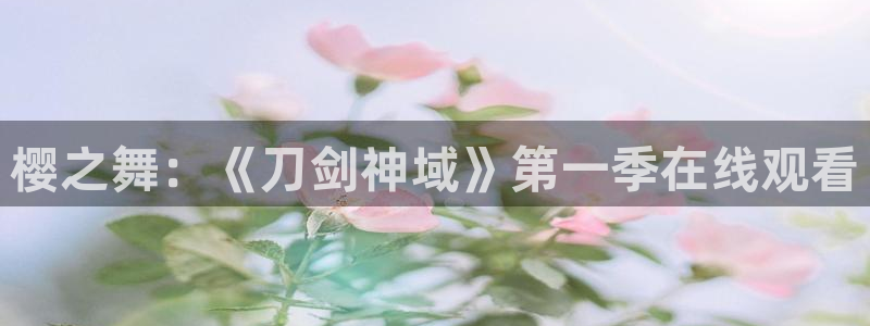 风车动漫在线观看动漫第8集：樱之舞：《刀剑神域》第一季在线观看